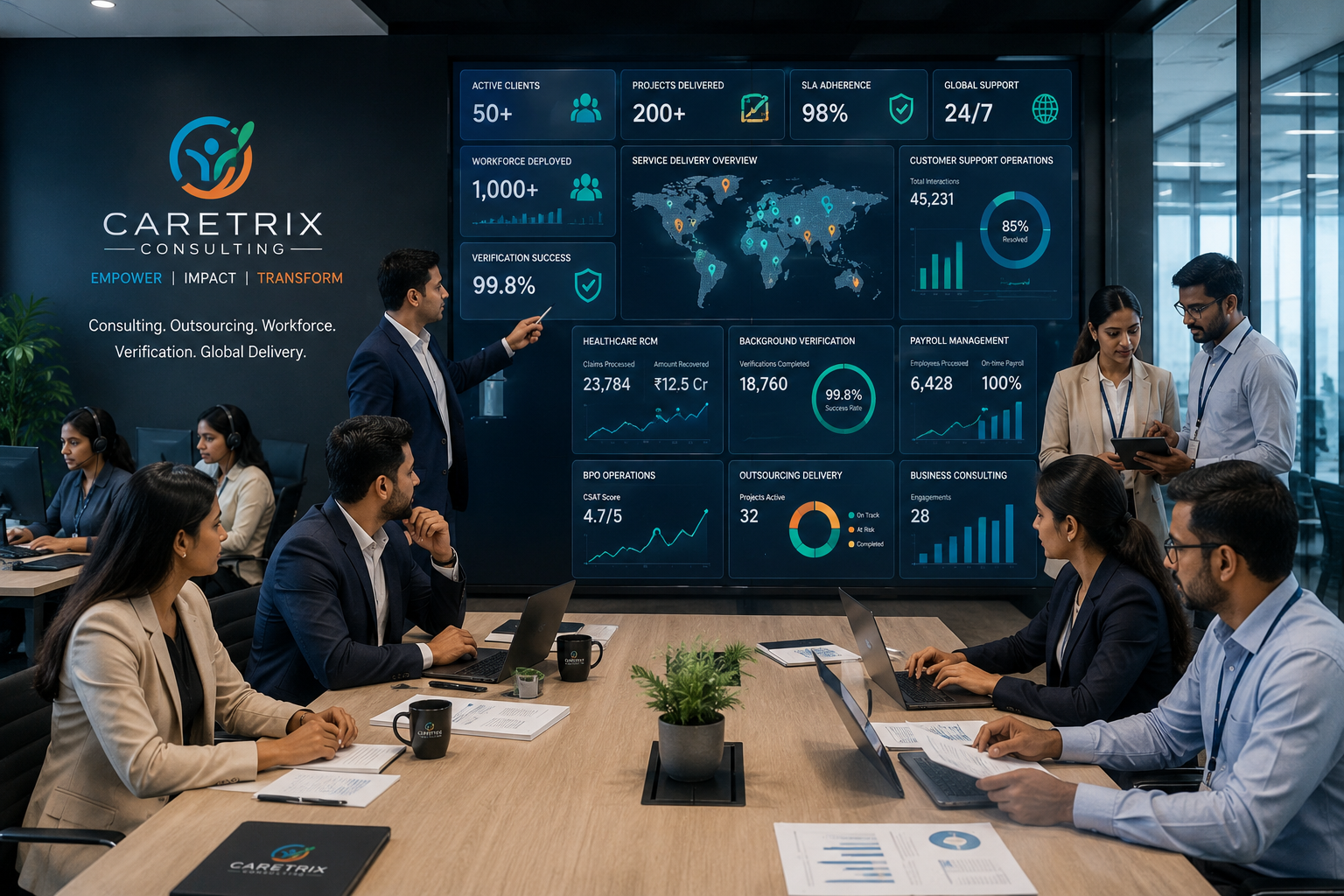Caretrix Business Consulting Team